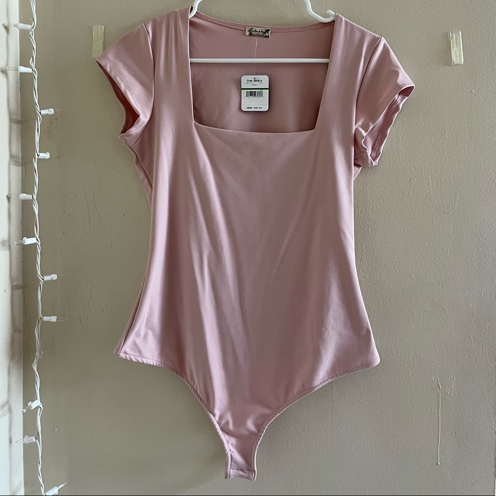 Free People square-neck bodysuit